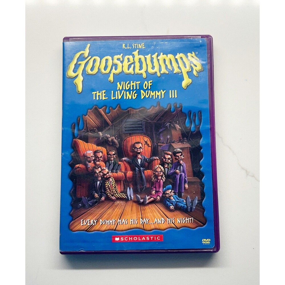 TESTED Goosebumps Night of the Living Dummy 3 DVD R.L. Stine Out of Production